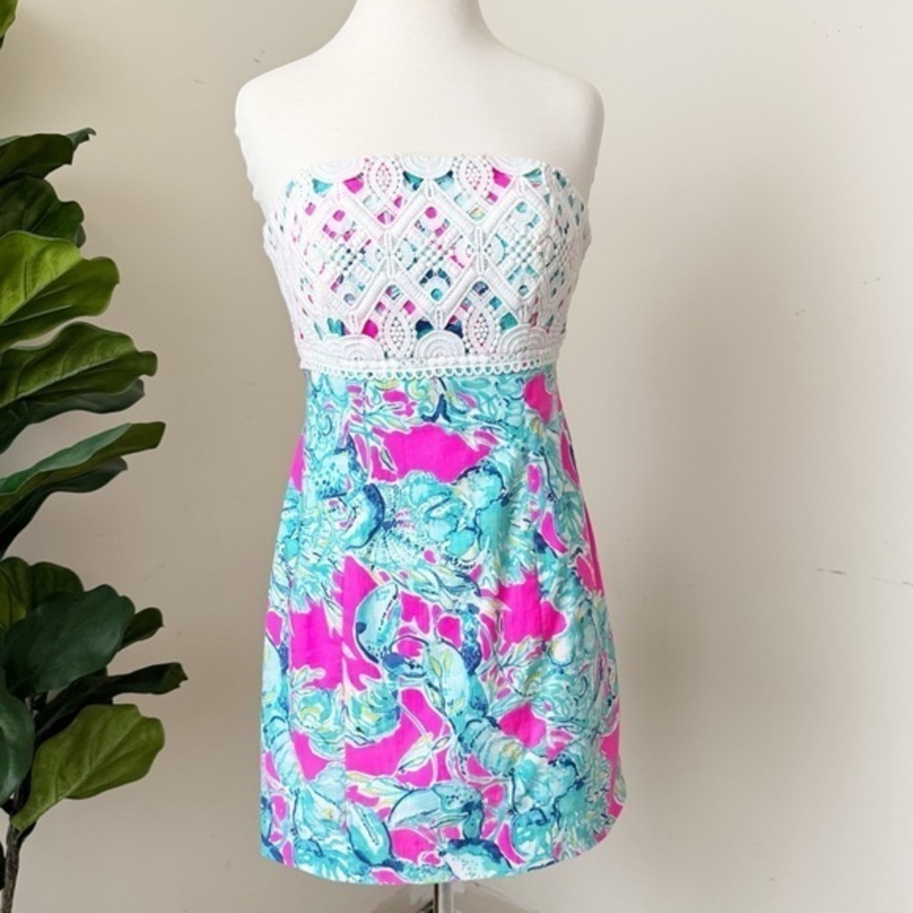 Lilly Pulitzer Strapless Mini Dress